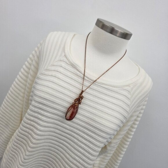 St Johns Bay Womens XL Ivory Textured Stripe Pullover Long Sleeve Top Casual - Picture 5 of 14